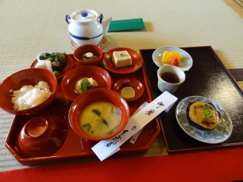 The set meal at Tenryuji