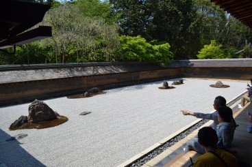 Rock garden in Ryoanji